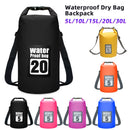 Mochila seca impermeável de 5l/10l/15l/20l/30l, saco de natação impermeável