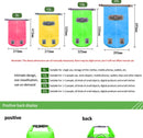 Mochila seca impermeável de 5l/10l/15l/20l/30l, saco de natação impermeável