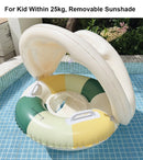 Rooxin piscina flutuante anel de natação do bebê tubo inflável anel de assen