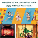 Rooxin piscina flutuante anel de natação do bebê tubo inflável anel de assen