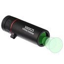 Telescópio monocular hd de alta ampliação, à prova d'água, mini telescópio portátil, zoom militar, escopo 10x para viagens e caça