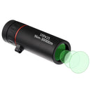 Telescópio monocular hd de alta ampliação, à prova d'água, mini telescópio portátil, zoom militar, escopo 10x para viagens e caça