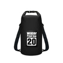 Mochila seca impermeável de 5l/10l/15l/20l/30l, saco de natação impermeável