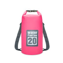 Mochila seca impermeável de 5l/10l/15l/20l/30l, saco de natação impermeável