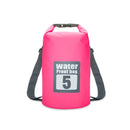 Mochila seca impermeável de 5l/10l/15l/20l/30l, saco de natação impermeável