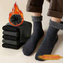 2 pares meias de inverno masculinas quentes absorventes botas de neve térmicas