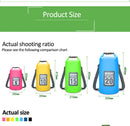 Mochila seca impermeável de 5l/10l/15l/20l/30l, saco de natação impermeável
