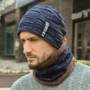 Chapéu de inverno para homens mulheres pulôver chapéu cachecol terno mais vel