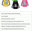 Mochila seca impermeável de 5l/10l/15l/20l/30l, saco de natação impermeável