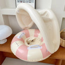 Rooxin piscina flutuante anel de natação do bebê tubo inflável anel de assen