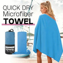 40x80/80x160cm toalha esportiva de secagem rápida azul cinza verde laranja nata