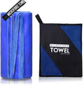 40x80/80x160cm toalha esportiva de secagem rápida azul cinza verde laranja nata