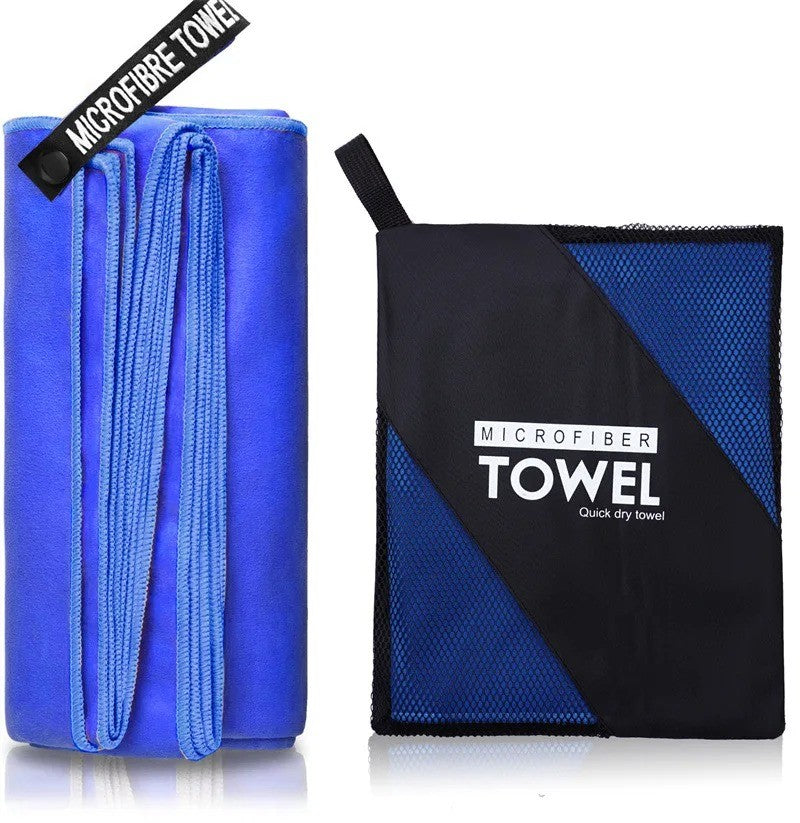 40x80/80x160cm toalha esportiva de secagem rápida azul cinza verde laranja nata