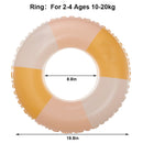 Rooxin piscina flutuante anel de natação do bebê tubo inflável anel de assen