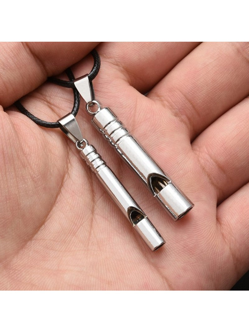 Apito de emergência de titânio alto portátil chaveiro colar apito edc chaveir
