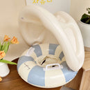 Rooxin piscina flutuante anel de natação do bebê tubo inflável anel de assen