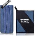 40x80/80x160cm toalha esportiva de secagem rápida azul cinza verde laranja nata