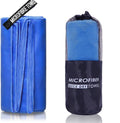 40x80/80x160cm toalha esportiva de secagem rápida azul cinza verde laranja nata