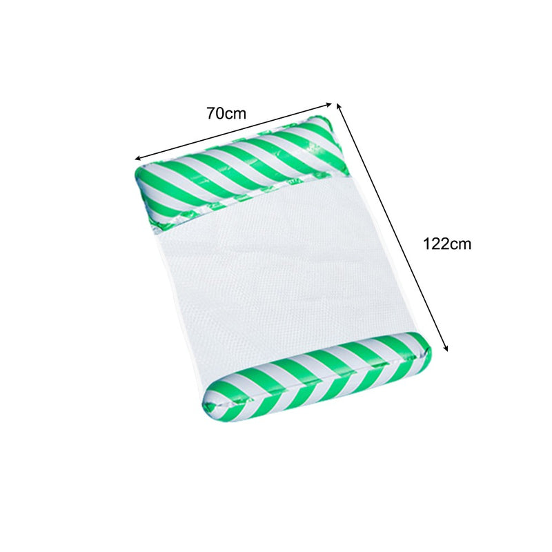 Rede de água dobrável de verão, colchão de ar inflável para piscina, praia,