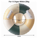 Rooxin piscina flutuante anel de natação do bebê tubo inflável anel de assen