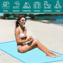 40x80/80x160cm toalha esportiva de secagem rápida azul cinza verde laranja nata