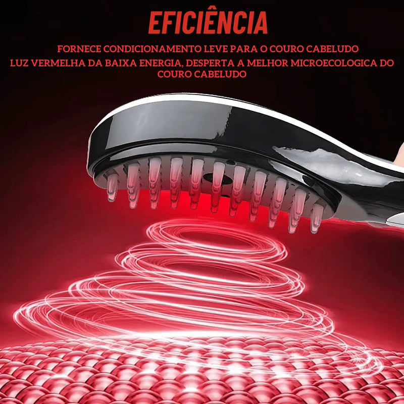 Escova LED Anti-queda para Crescimento Capilar 4 em 1 - LumiGrow