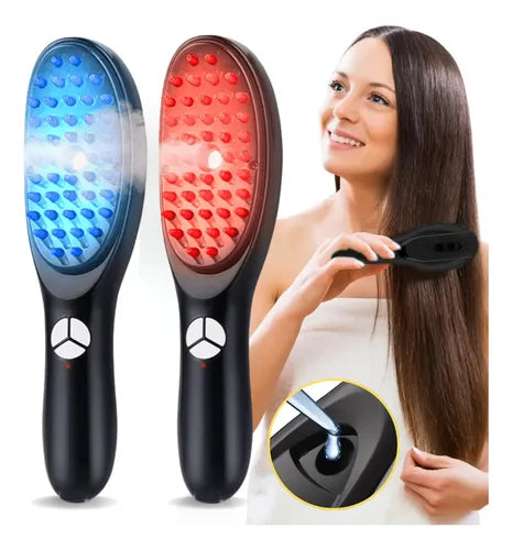 Escova LED Anti-queda para Crescimento Capilar 4 em 1 - LumiGrow