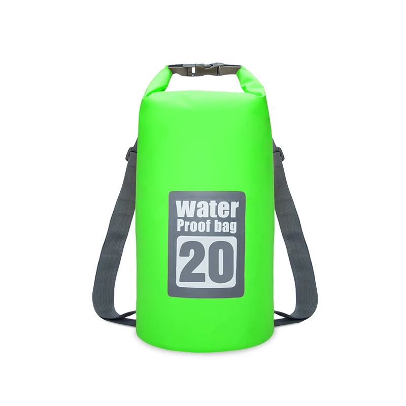 Mochila seca impermeável de 5l/10l/15l/20l/30l, saco de natação impermeável