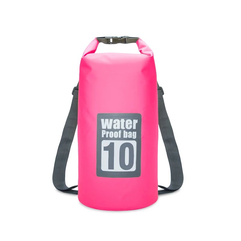Mochila seca impermeável de 5l/10l/15l/20l/30l, saco de natação impermeável
