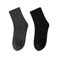 2 pares meias de inverno masculinas quentes absorventes botas de neve térmicas