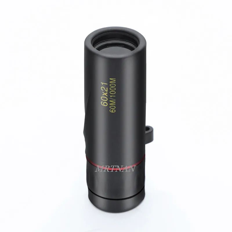 Telescópio monocular hd de alta ampliação, à prova d'água, mini telescópio portátil, zoom militar, escopo 10x para viagens e caça