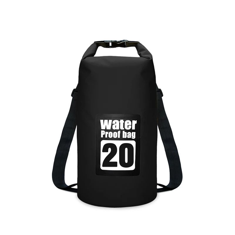 Mochila seca impermeável de 5l/10l/15l/20l/30l, saco de natação impermeável