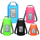 Mochila seca impermeável de 5l/10l/15l/20l/30l, saco de natação impermeável