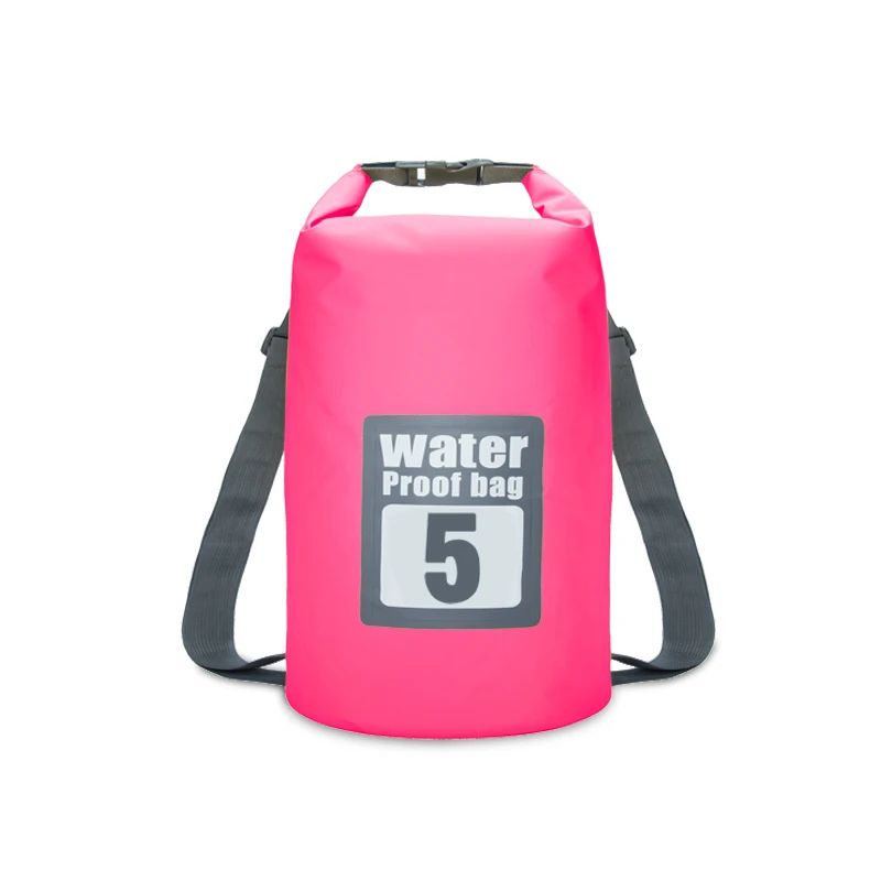 Mochila seca impermeável de 5l/10l/15l/20l/30l, saco de natação impermeável