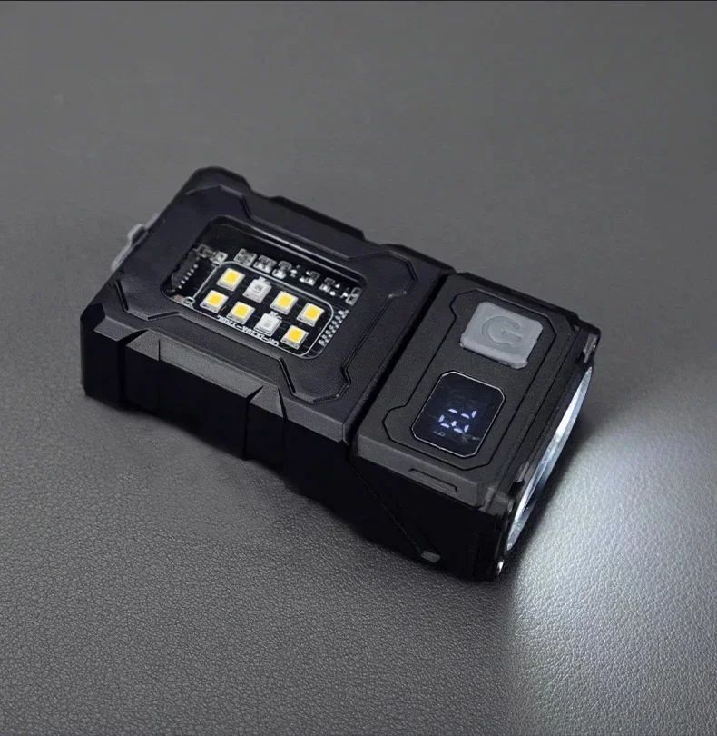 Multifuncional independente lanterna led ao ar livre mini luz de trabalho portá