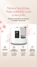 Máquina de Limpeza de Pincéis – PureBrush™ – Menos Bactérias, Mais Cuidado com a Pele