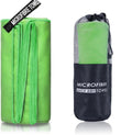 40x80/80x160cm toalha esportiva de secagem rápida azul cinza verde laranja nata