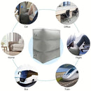 Travesseiro inflável portátil para descanso de pés, para viagem, portátil, a