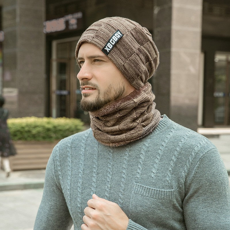 Chapéu de inverno para homens mulheres pulôver chapéu cachecol terno mais vel