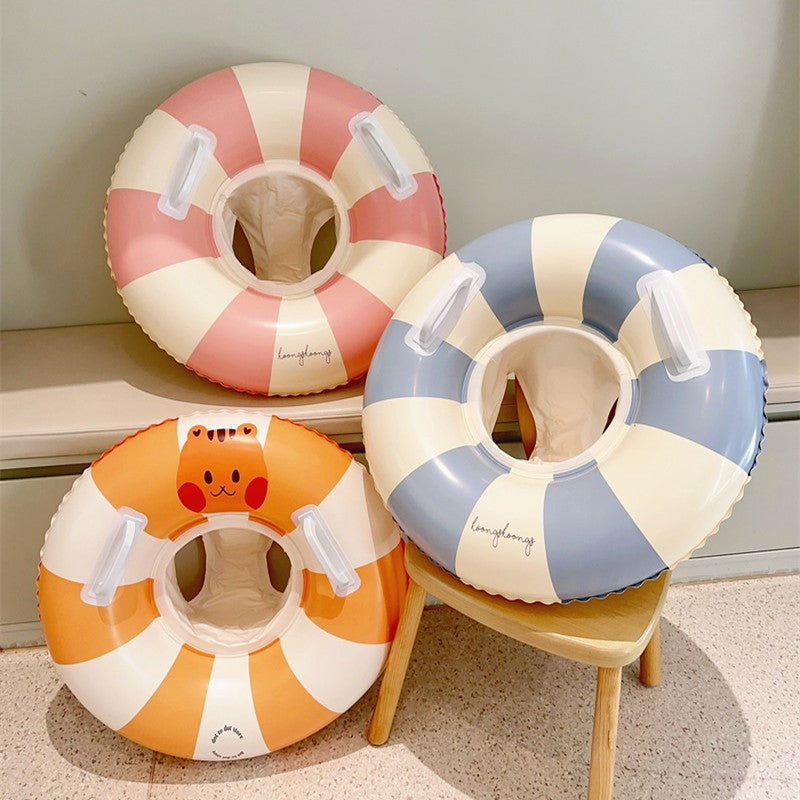 Rooxin piscina flutuante anel de natação do bebê tubo inflável anel de assen