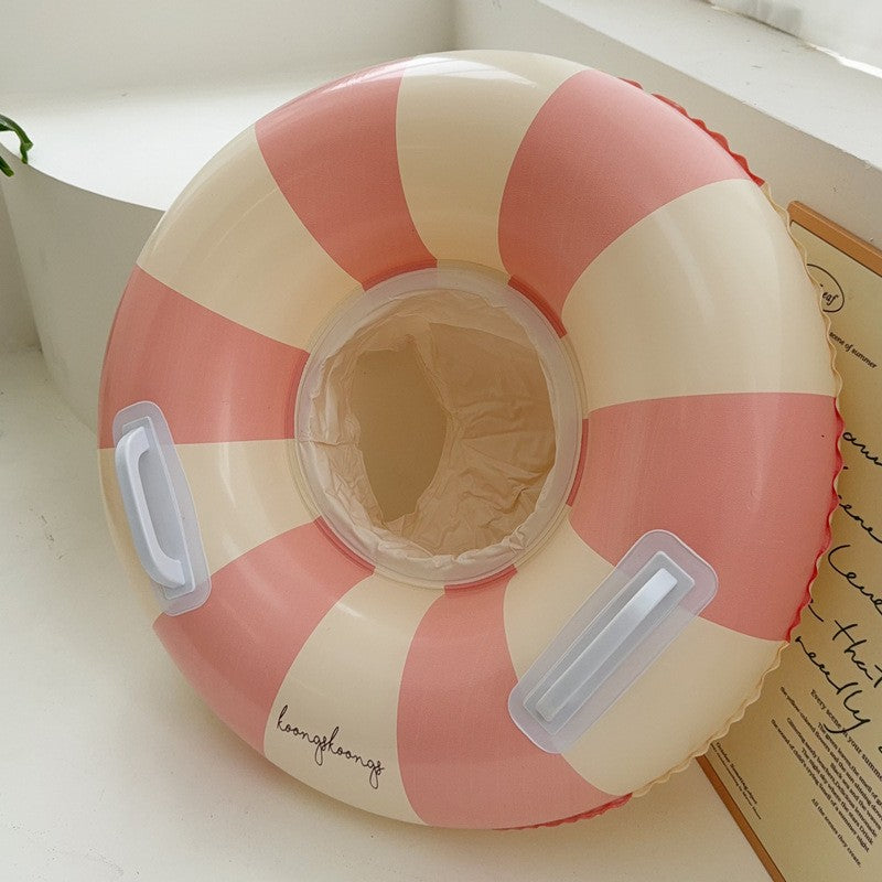 Rooxin piscina flutuante anel de natação do bebê tubo inflável anel de assen