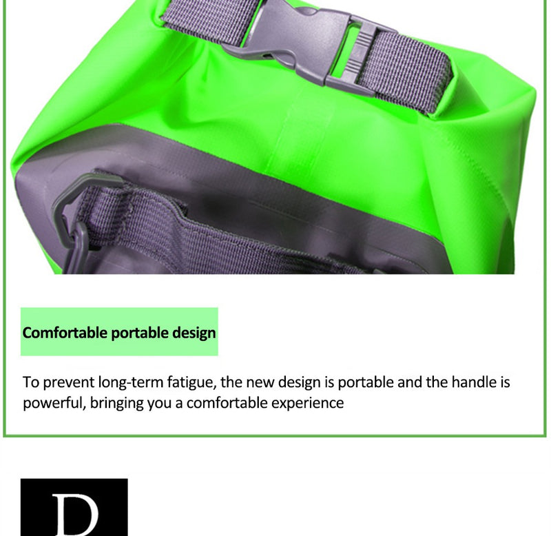 Mochila seca impermeável de 5l/10l/15l/20l/30l, saco de natação impermeável